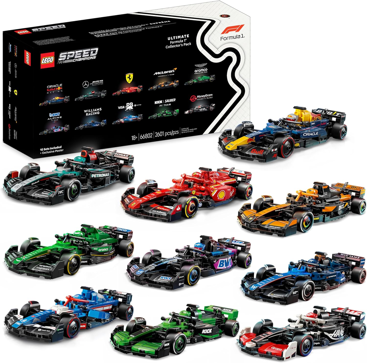 LEGO F1 Setleriyle Hayal Gücünüzü Hızlandırın